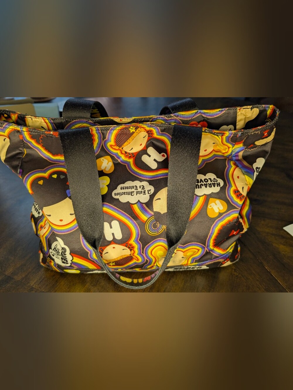 Harajuku Lovers Rainbow Doll Cute Tote Bag | Y2K Kawaii Style